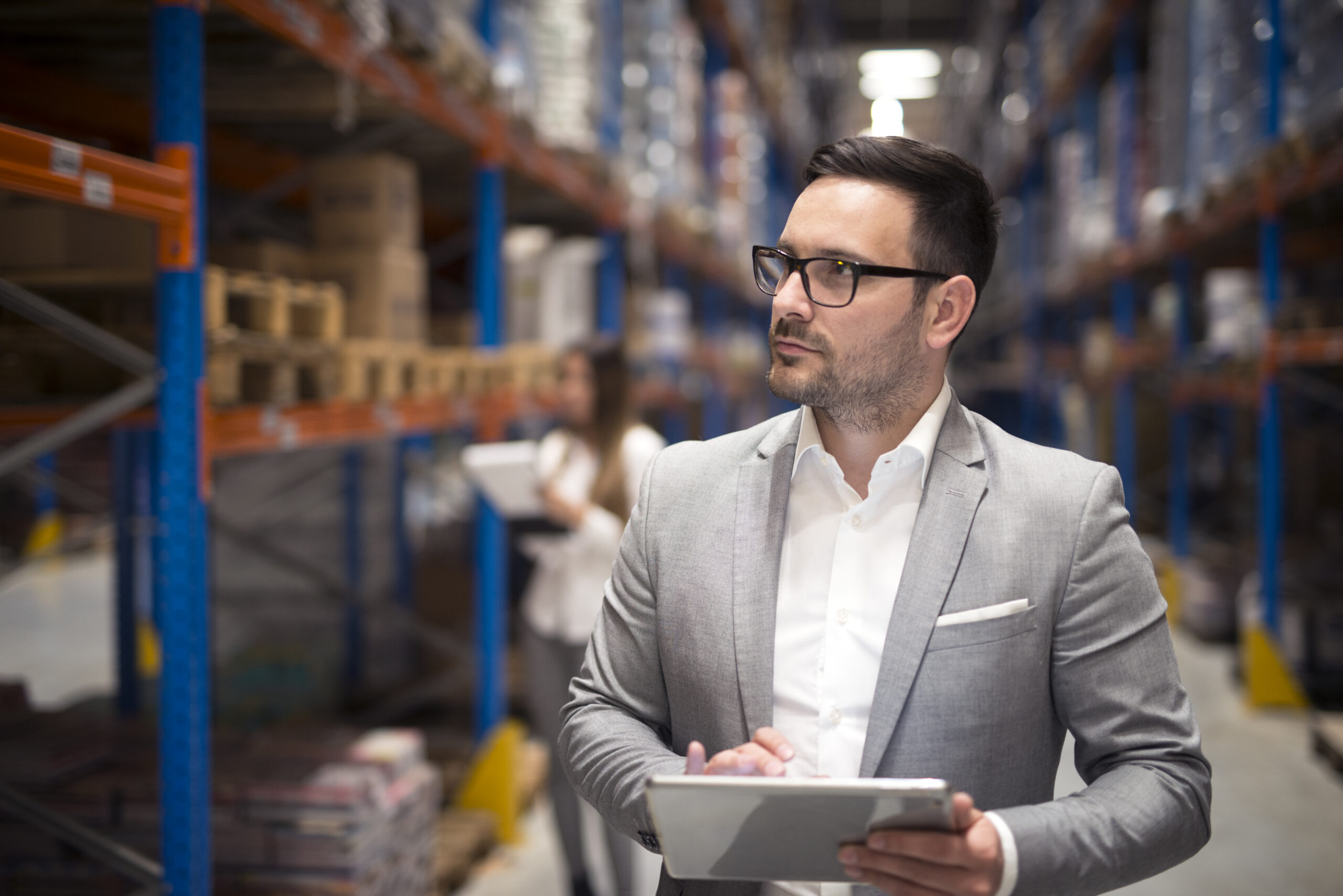 Executive supply chain director overlegt over duurzame ketenlogistiek